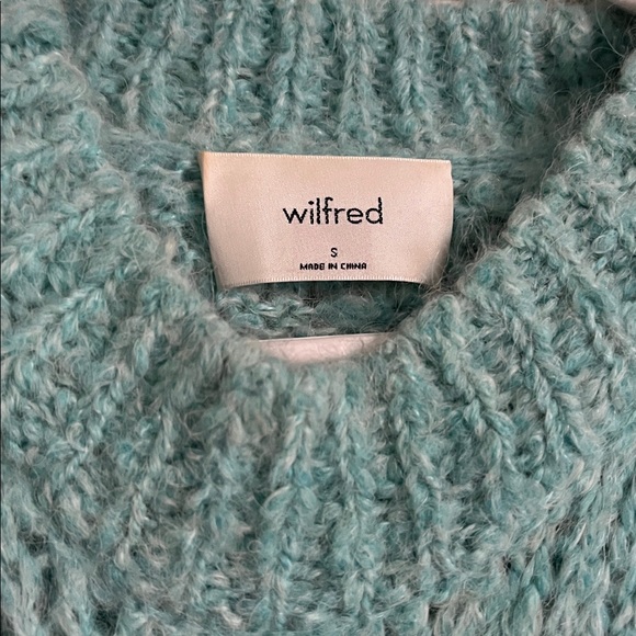 Aritzia Wilfred Aqua Knit Sweater - Picture 4 of 6